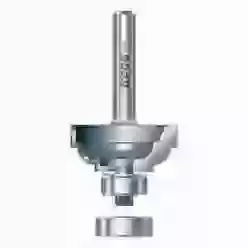 Bearing guided cavetto cutter